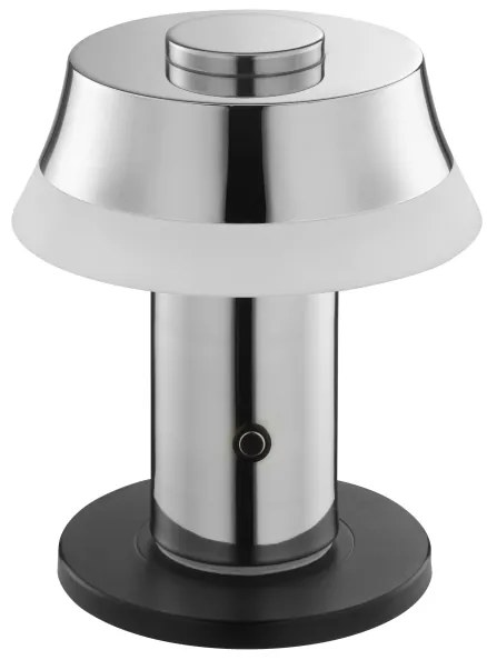 Brilliant - LED dotyková stmievateľná nabíjateľná stolná lampa KINICH LED/2,5W/5V 2700K lesklý chróm