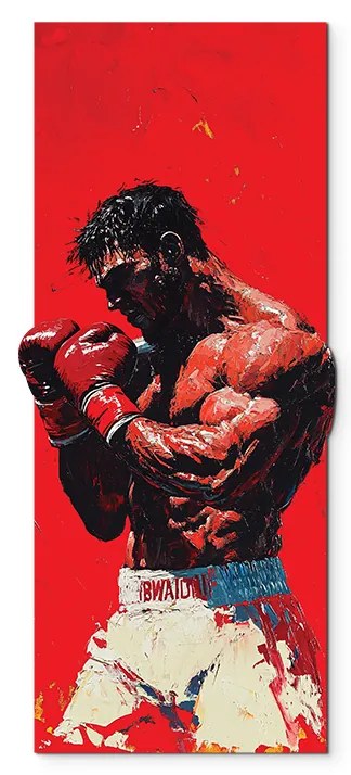 drevko | Obraz na stenu Červený ring 55 x 24 cm
