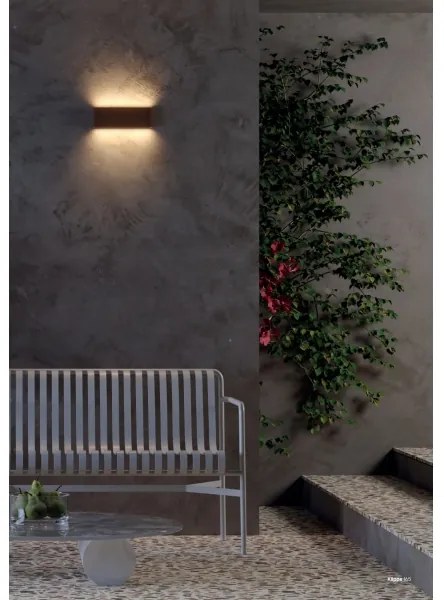 Redo 90453 - LED Vonkajšie nástenné svietidlo KLIPPE LED/24W/230V 3000K IP54 hnedá