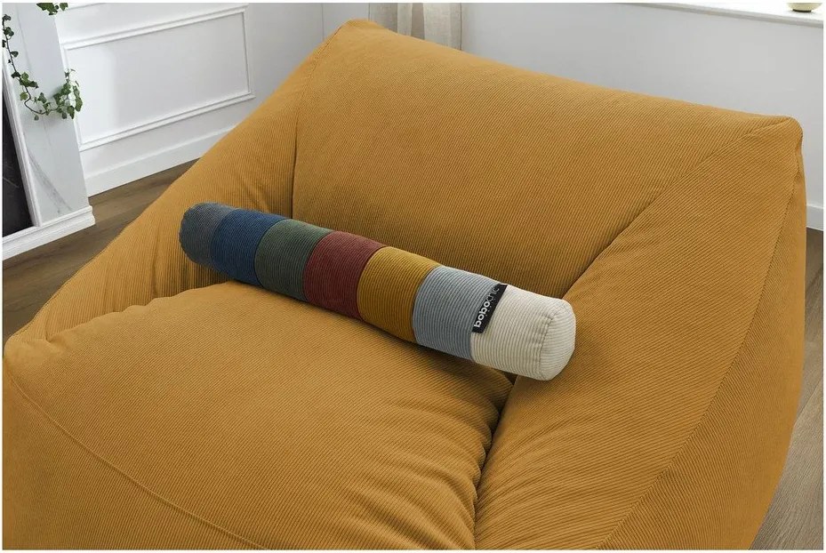 Žltý menčestrový sedací vak Lilibet – Bobochic Paris