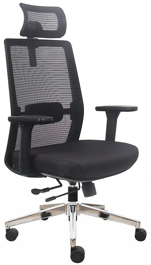 Otočné kreslo Prospero čierna