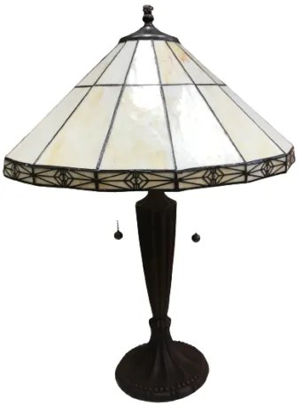 Kolekcia Tiffany lampy vzor CREAM