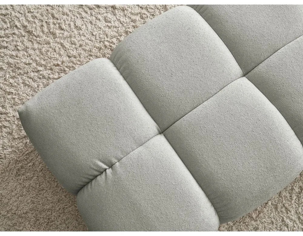 Svetlosivá ženilková podnožka Everest – Bobochic Paris