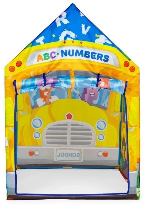 Farebný detský domček na hranie autobus