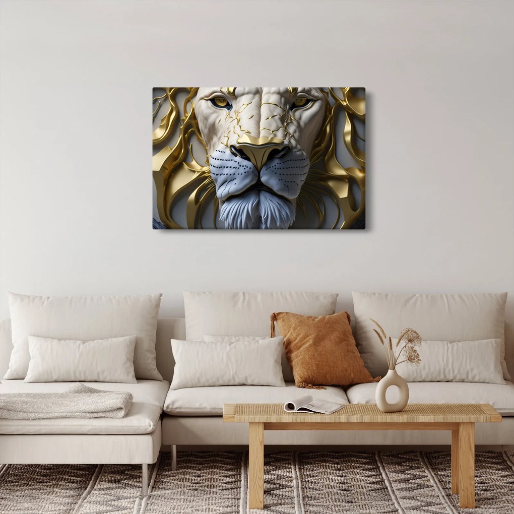 Obraz - Levia hlava (90x60 cm)