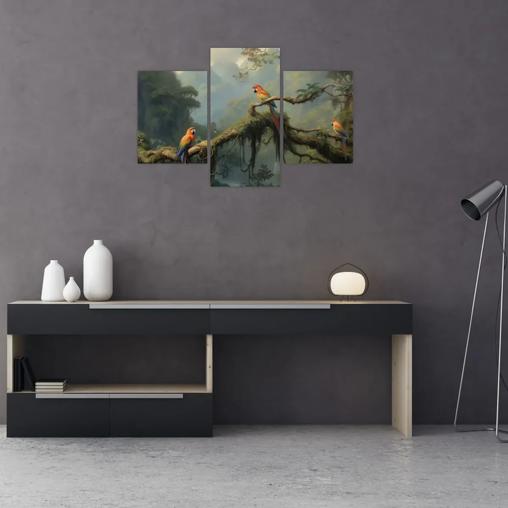 Obraz - Tropický les (90x60 cm)