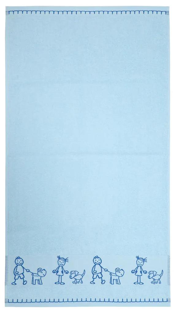 XXXLutz UTERÁK NA RUKY, 50/90 cm, modrá Ben'n'jen - Kúpeľňový textil - 004893011202