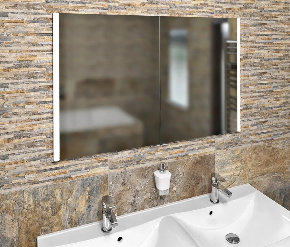 Sapho Sapho, INTEGRA zápustná galérka s LED osvetlením, 125x70cm, IN125