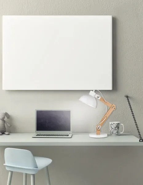 Drevená stolová lampa Lila biela