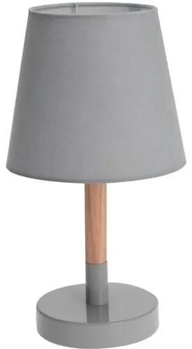 Koopman Stolná lampa Pastel tones sivá, 30,5 cm