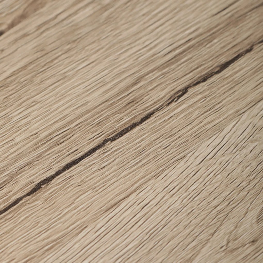 Autronic - Stůl konferenční 120x60, MDF deska, 3D dekor dub san remo, kovové nohy, černý lak. - CT-W1570 SRE AKCE