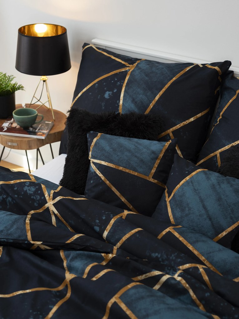 Francúzske bavlnené obliečky Renforcé - Marco zelené