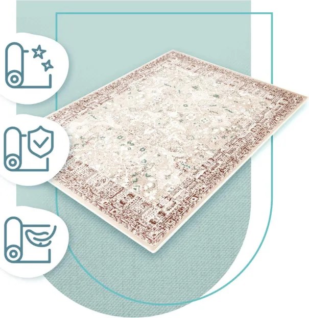 Koberec FD Sensi Jim svetlobéžový