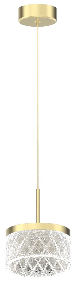 Závesné LED svietidlo Elegance, 1x LED 9w, 4000k, g