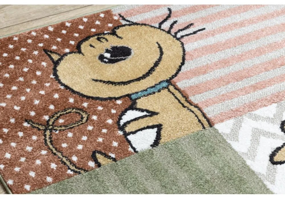 Detský kusový koberec Zvieratka viacfarebný 140x190cm