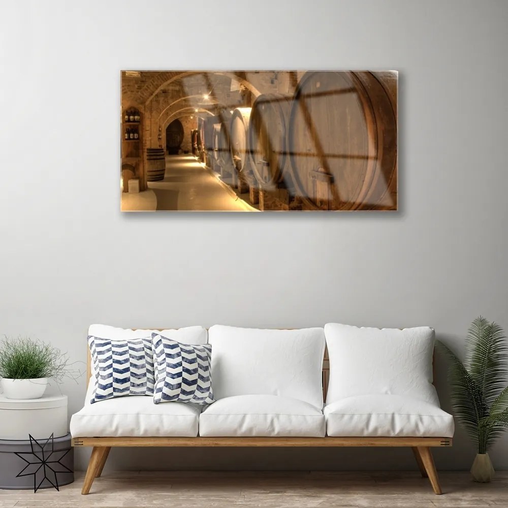 Obraz na skle Sudy umenie 120x60 cm