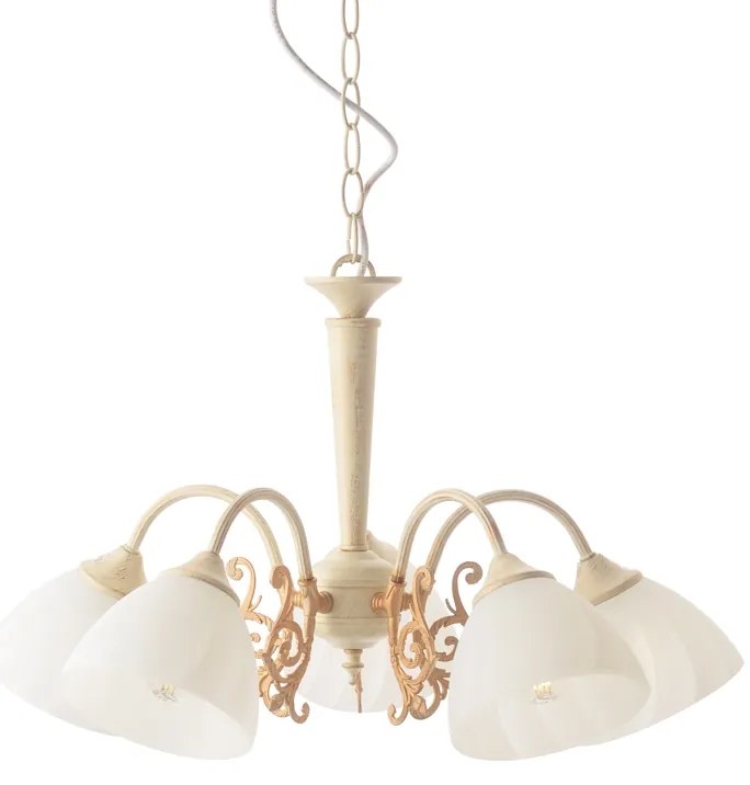 ACA DECOR Závesné svietidlo PERONE max. 5x40W/E14/230V/IP20