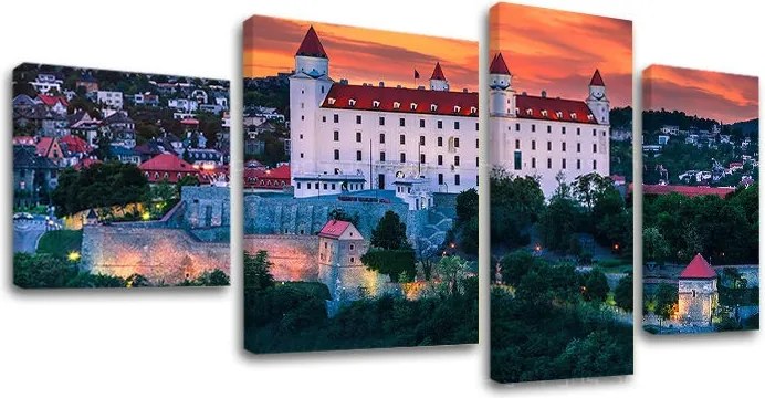 Obraz na plátne 4 dielny SLOVENSKO SK009E40