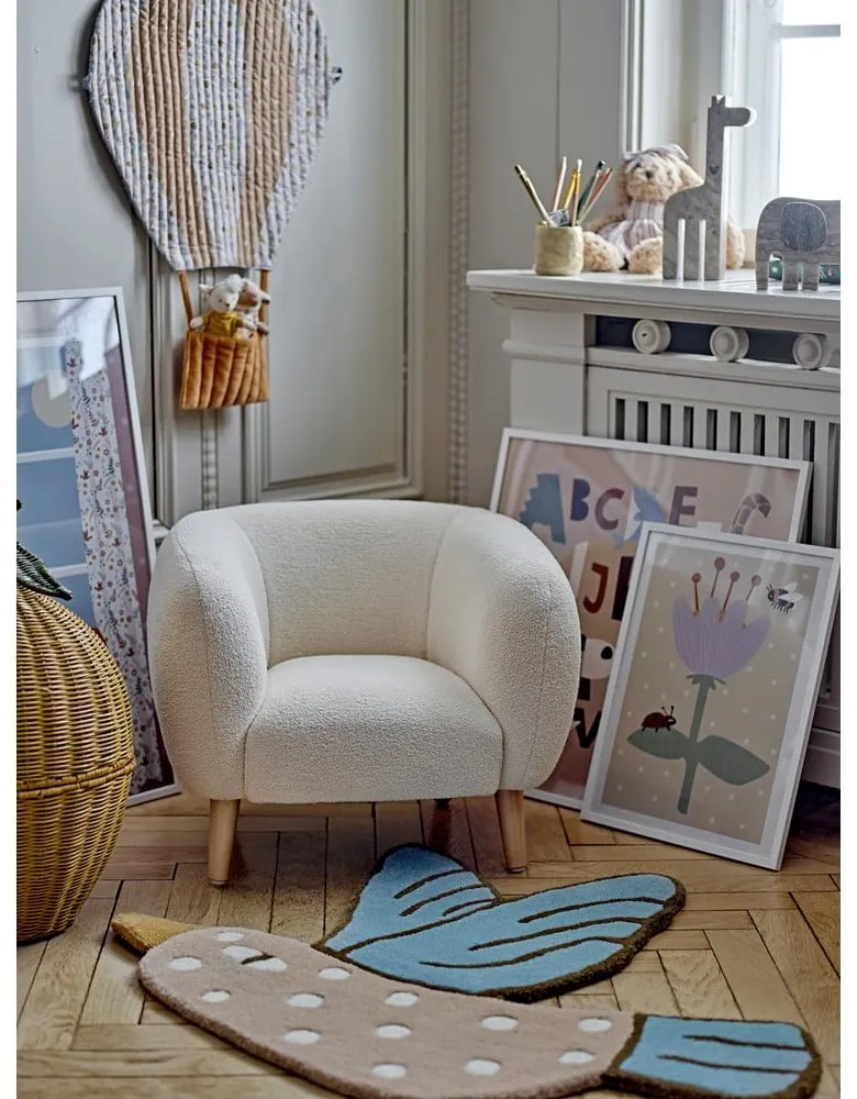 Biele detské kresielko Cade – Bloomingville Mini