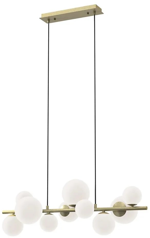 ONLI - Luster na lanku PALOMA 10xG9/10W/230V zlatá
