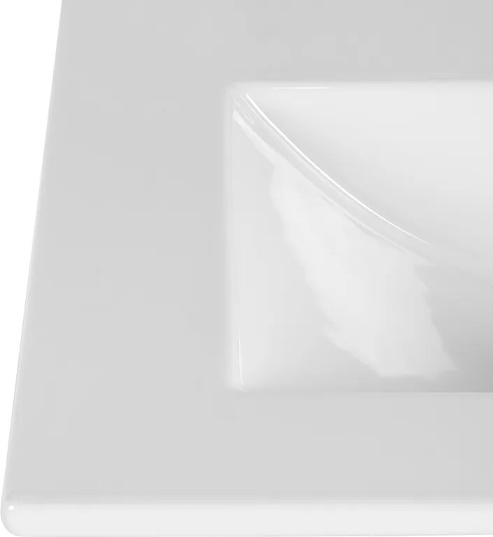 Závěsná skříňka Dalia Cashmere se zápustným umyvadlem 50 cm kašmírová