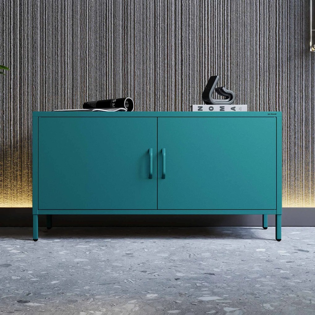 TV stolík na nožičkách ROSA, 1150 x 595 x 400 mm, Modern: morská farba