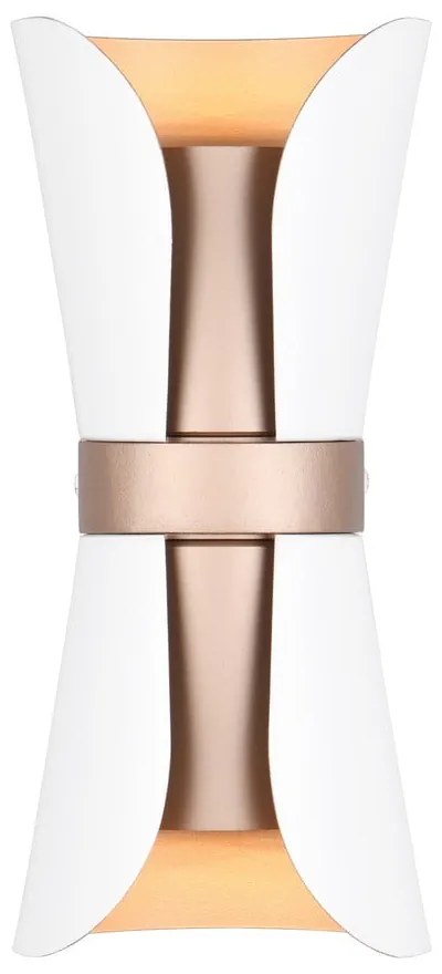 Nástenné svietidlo v bielo-bronzovej farbe Coat – Trio