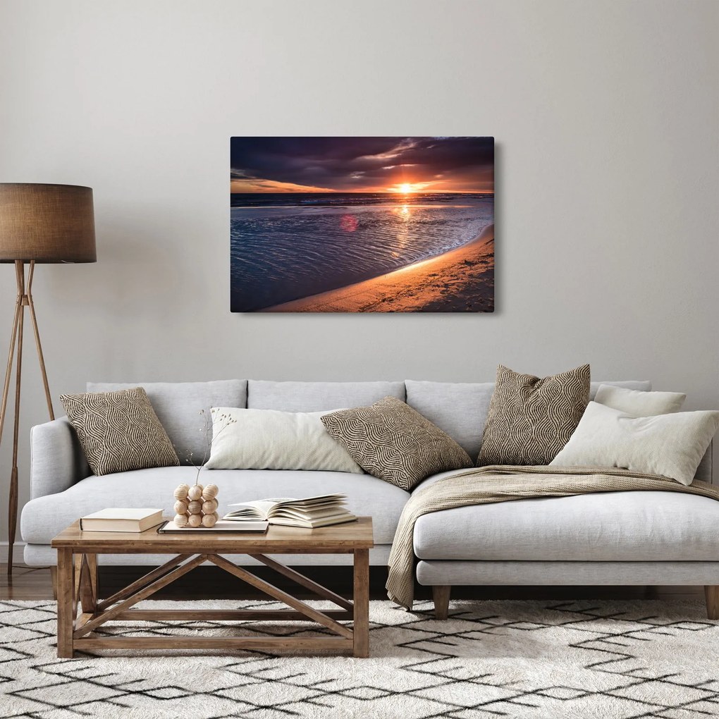 Obraz západu slnka (90x60 cm)