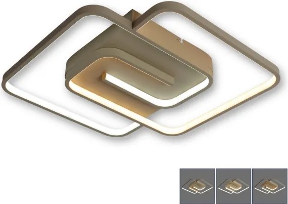 BRILAGI - LED stmievateľné stropné svietidlo VELO LED/64W/230V 48x48 cm béžové + DO