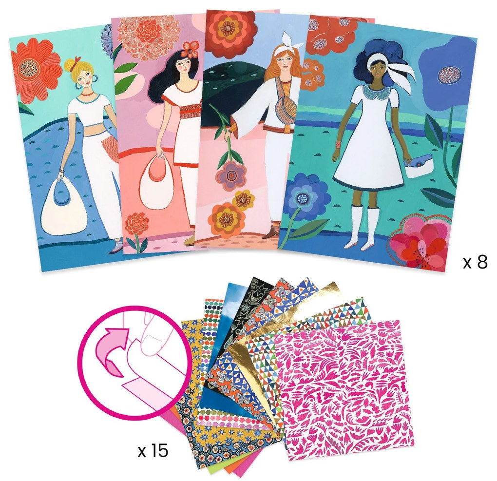 Kreatívna hra - módna zábava so samolepkami