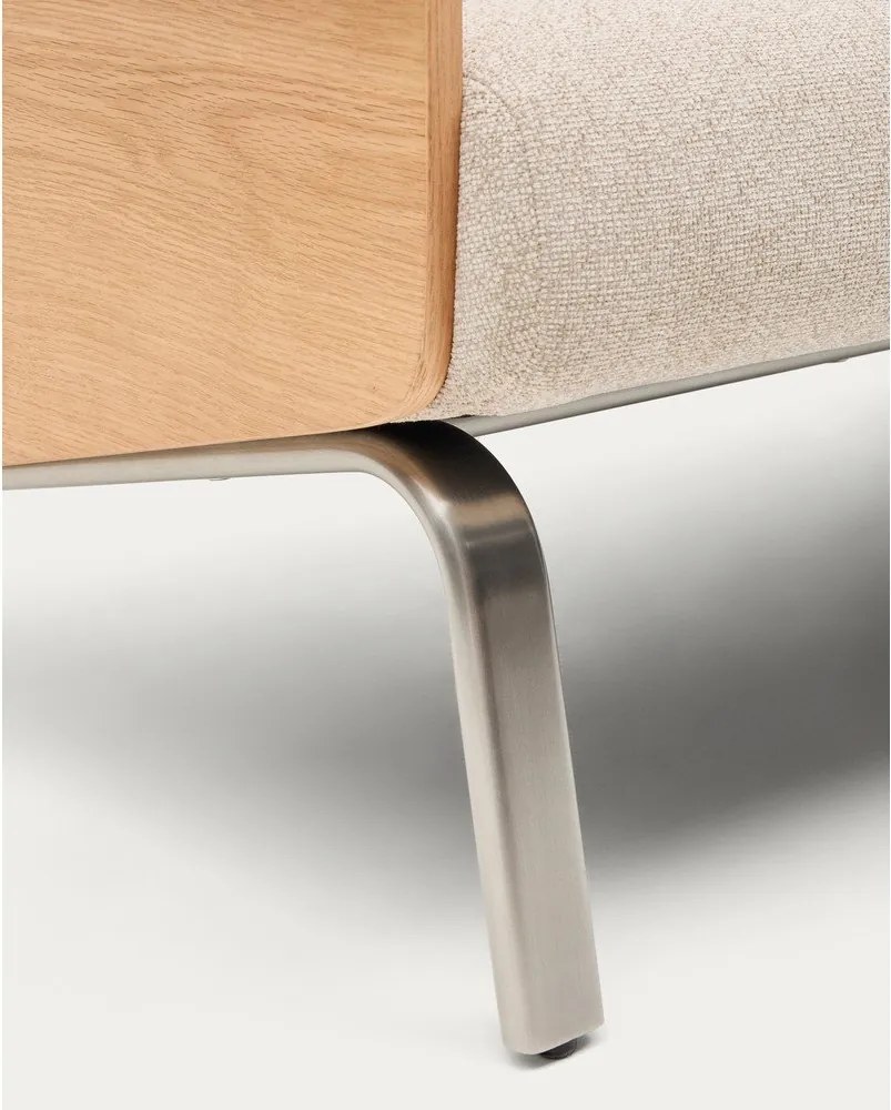 Béžová ženilková pohovka 165 cm Amsen – Kave Home