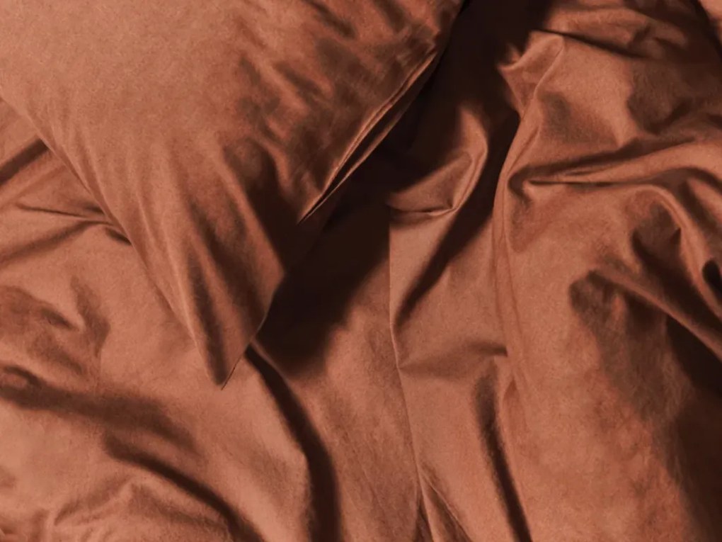 Bavlnené obliečky CALMORA hnedé Rozmer obliečky: 2 ks 70 x 90 cm | 160 x 200 cm