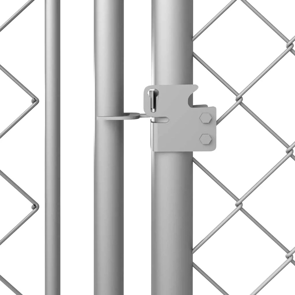 Vonkajšia voliéra pre psy so strechou 7,6x3,8x2,3 m