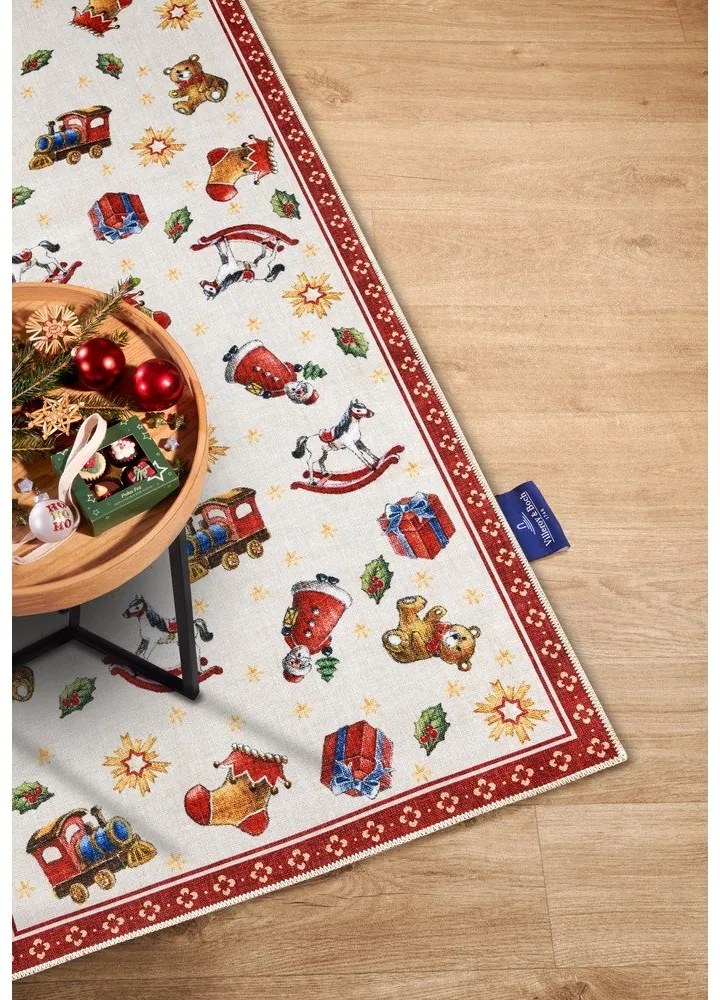 Červený behúň s vianočným motívom 80x200 cm Red Christmas – Villeroy&amp;Boch