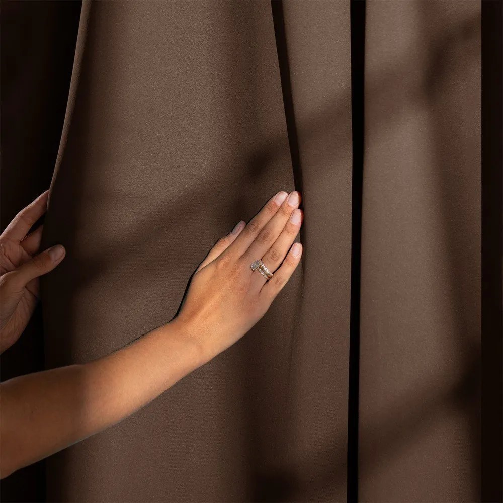 Hnedý zatemňovací termo záves 140x245 cm Pleat – Restilo