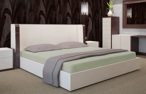 Posteľné plachty olivovej farby Šírka: 90 cm | Dĺžka: 200 cm