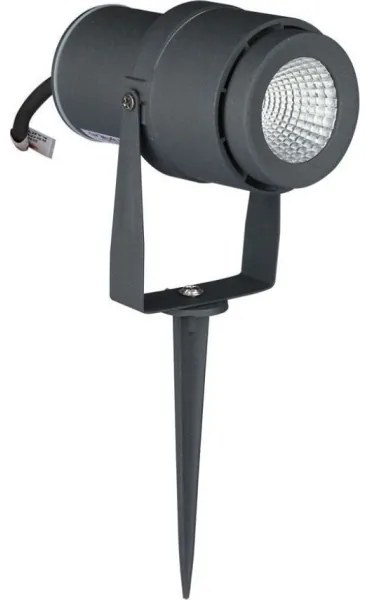 LED Vonkajšia lampa LED/12W/100-240V IP65 3000K šedá