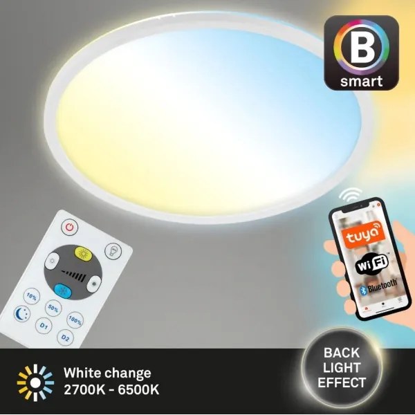 Briloner 7058-016 - LED Stmievateľné svietidlo SLIM LED/18W/230V Wi-Fi Tuya + DO