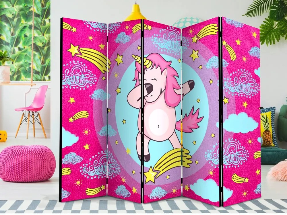 Artgeist Paraván - Dancing Unicorn II [Room Dividers]