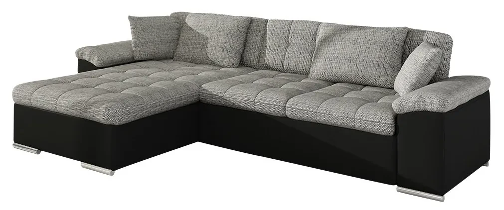 Rohová sedacia súprava Dante (P) (ekokoža Soft 017 + Lawa 05). Vlastná spoľahlivá doprava až k Vám domov. 1058509