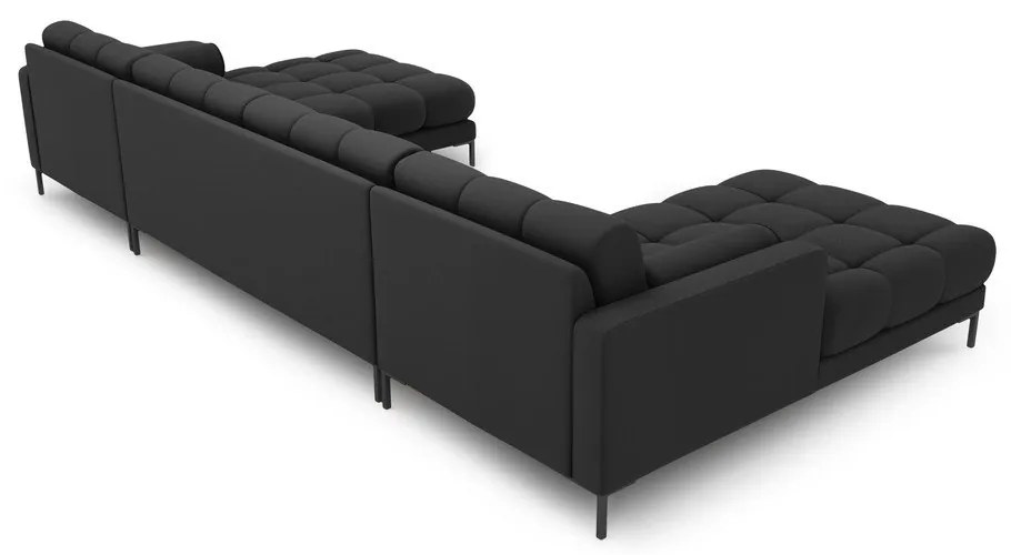 Tmavosivá rohová pohovka do "U" Bali – Cosmopolitan Design