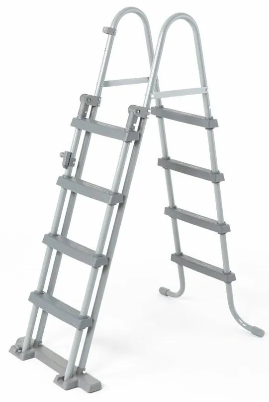 Bestway Obdĺžnikový nadzemný bazén Power Steel s kartušovou filtráciou a schodíkmi