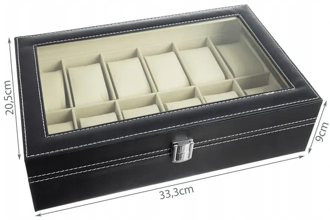ISO 12534 Puzdro na 12 ks hodiniek