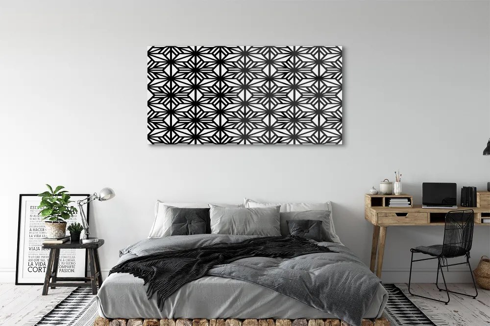 Obraz plexi Kvetinový geometrický vzor 140x70 cm