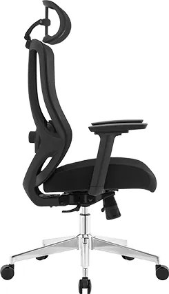 Kancelárska ergonomická stolička Neoseat TIYA — čierna, nosnosť 150 kg