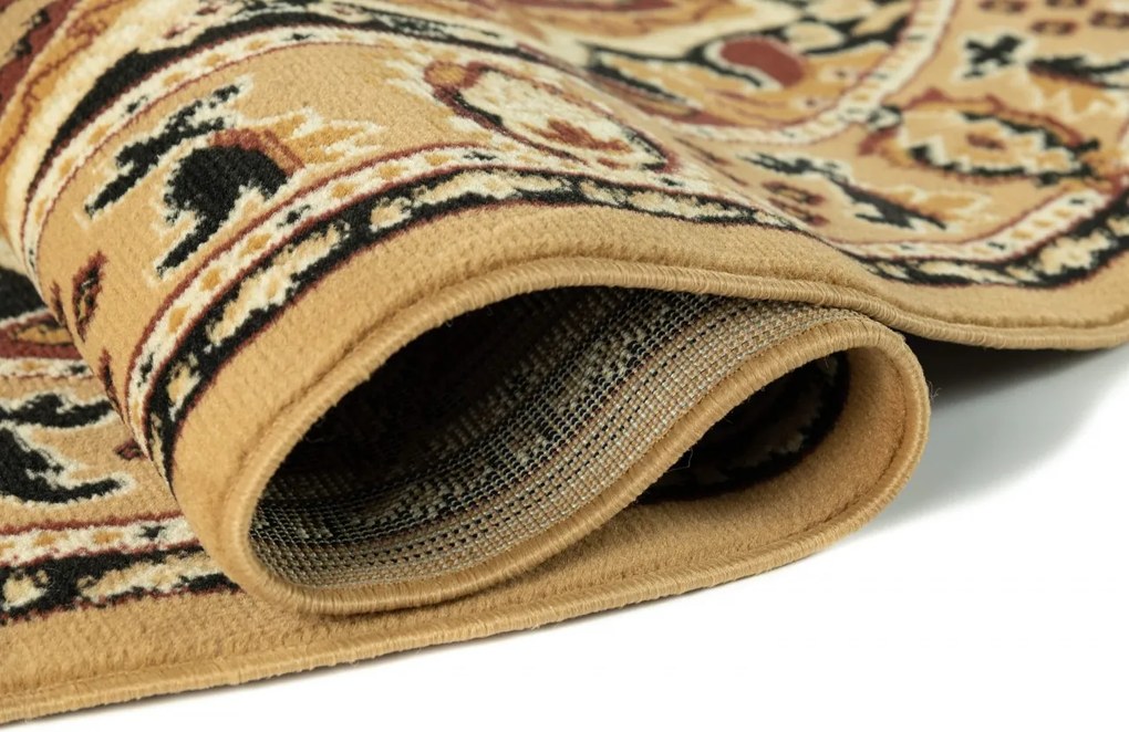 TA Koberec E951A TMAVOBÉŽOVÝ ATLAS PP OV Rozmer: 80x150 cm