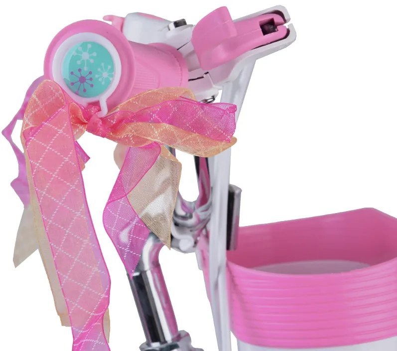 Detský bicykel 14" Little Swan RoyalBaby RB14-18 - ružový