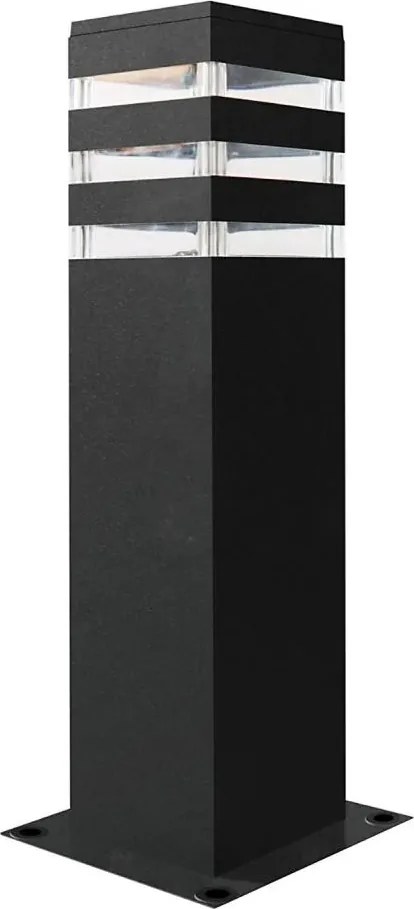 Vonkajšia lampa TEKSAS 1xE27/12W/230V IP44 44 cm antracit