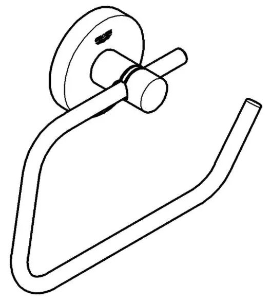 Grohe Essentials - Držiak toaletného papiera, Cool Sunrise 40689GL1