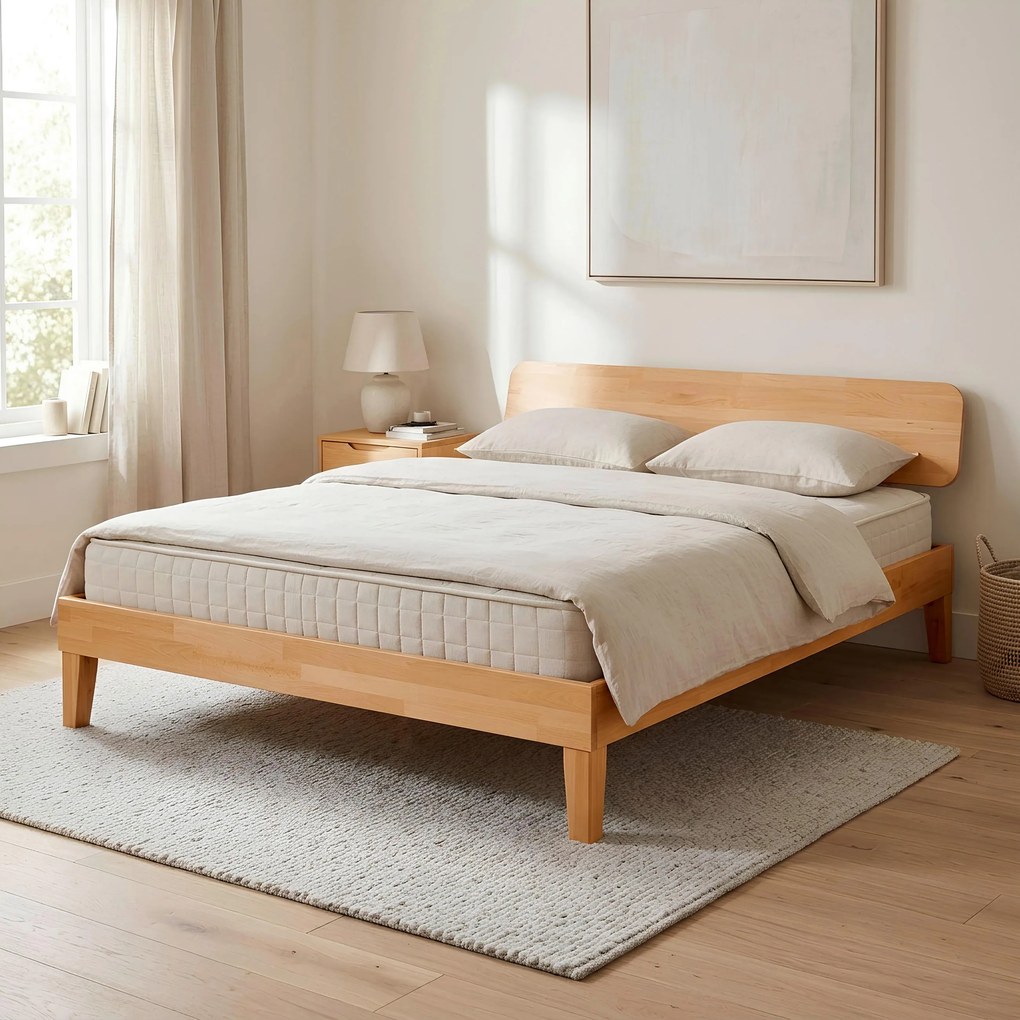 XXXLutz POSTEĽ, 120/200 cm, farba buka MID.YOU - Online Only spálne - 002834001002